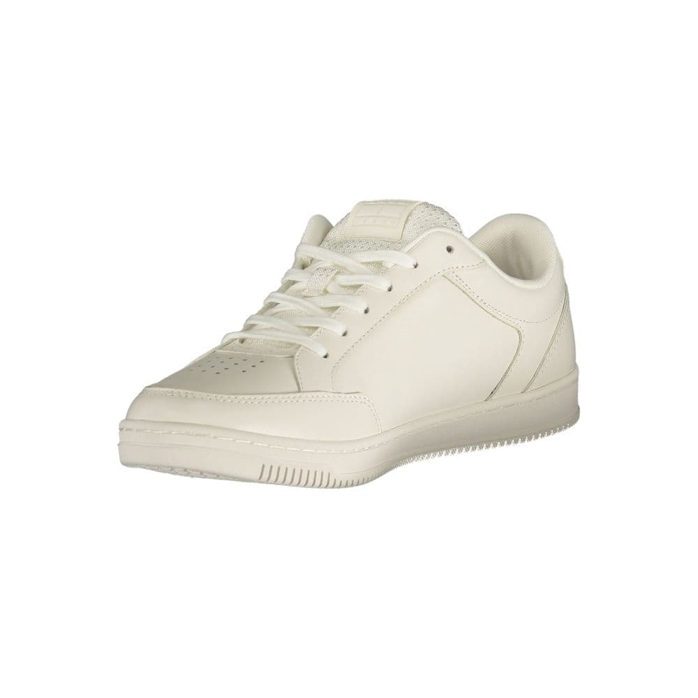 Tommy Hilfiger White Polyurethane Men Sneaker - 3
