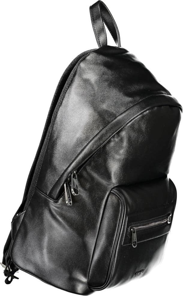 Calvin Klein Black Polyester Men's Backpack - 3