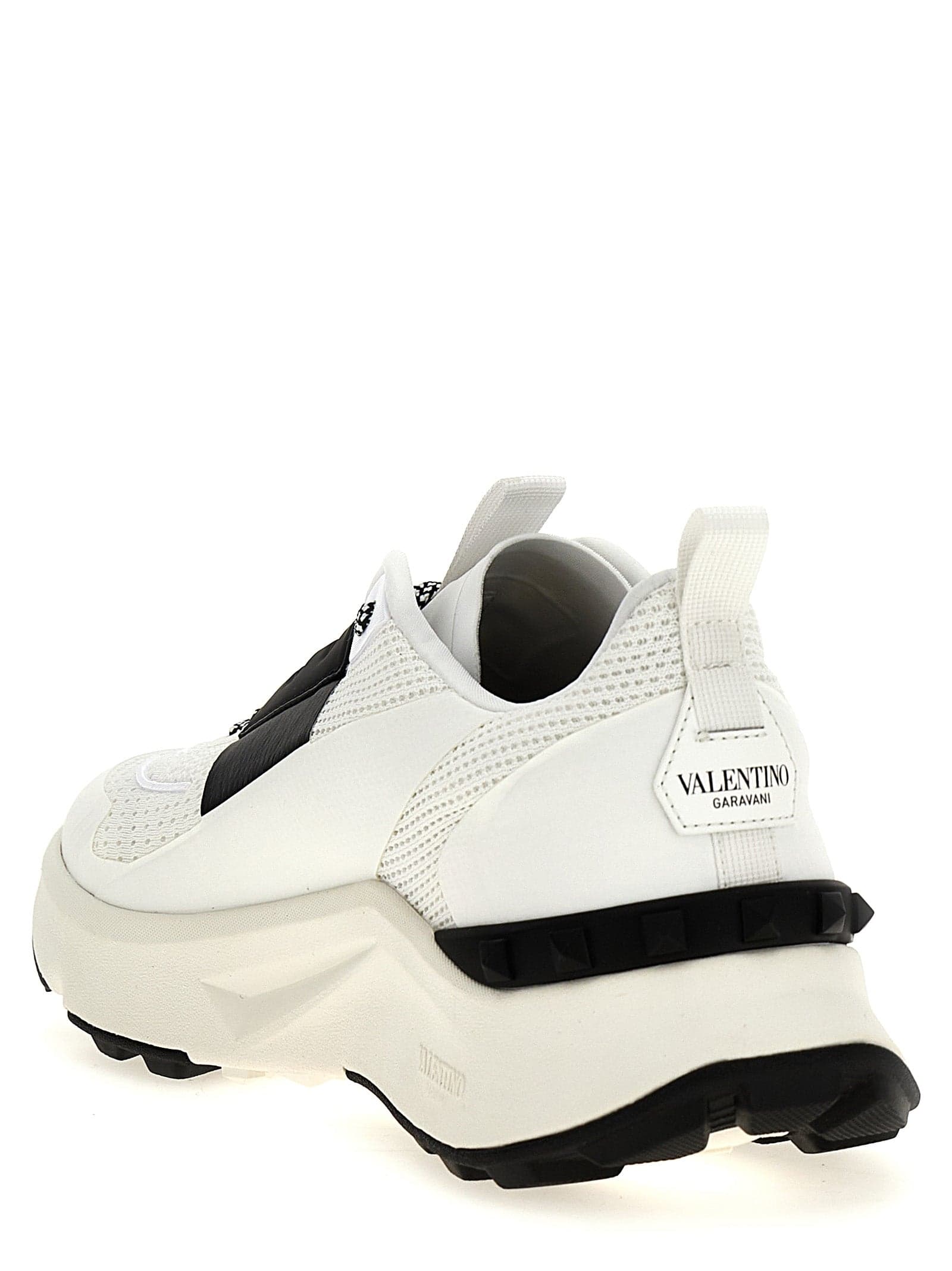 Valentino Garavani Bicolor Calfskin Athletic Sneakers - 3