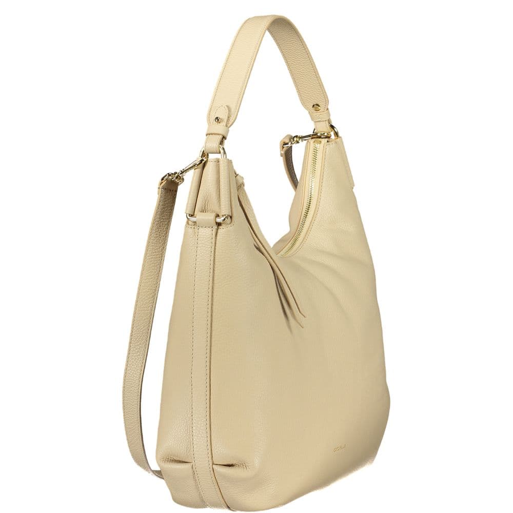 Coccinelle Beige Leather Women Handbag - 3