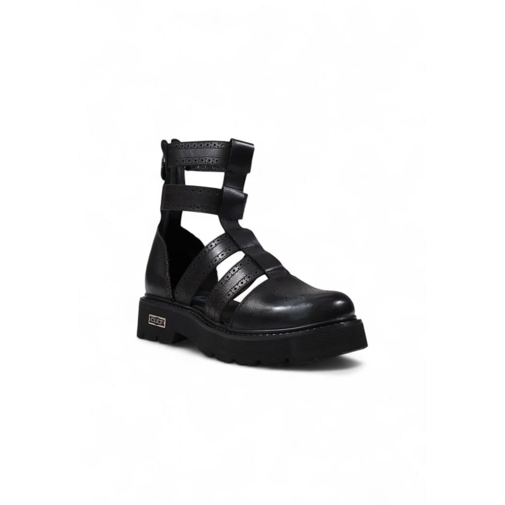 Cult Black Leather Sandals - 2
