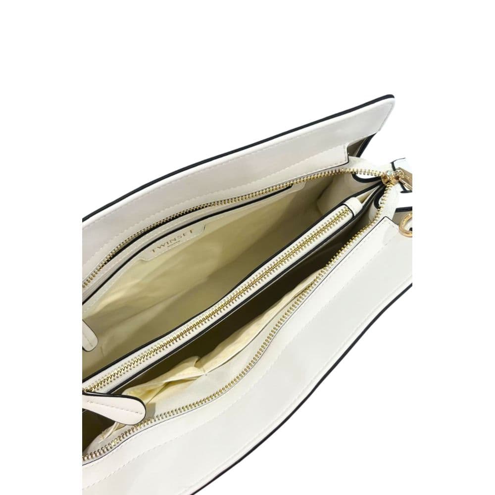 Twinset White PU Women Shoulder Bag - 6