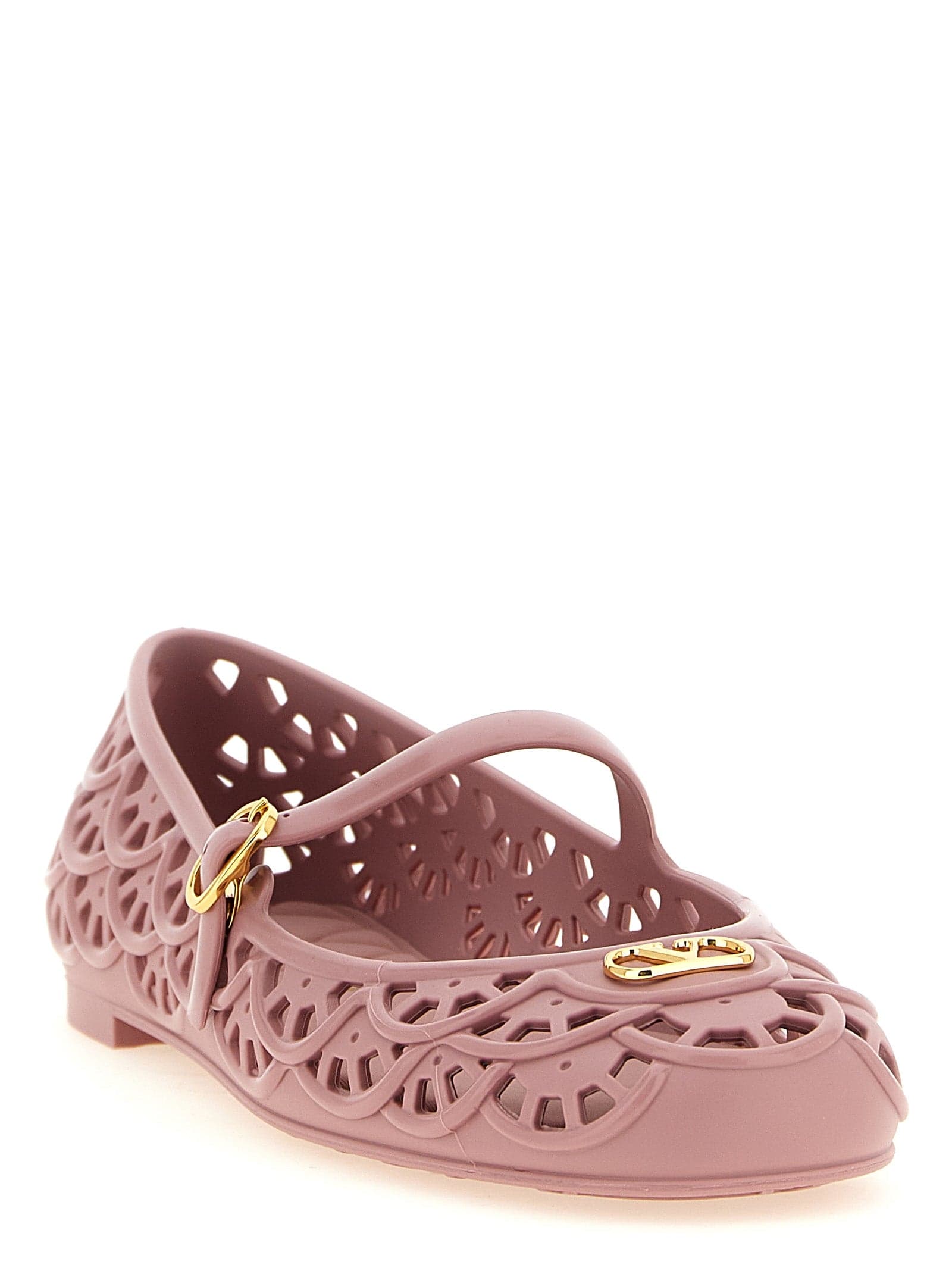 Valentino Garavani Multicolor Polyvinyl Ballet Flats - 2