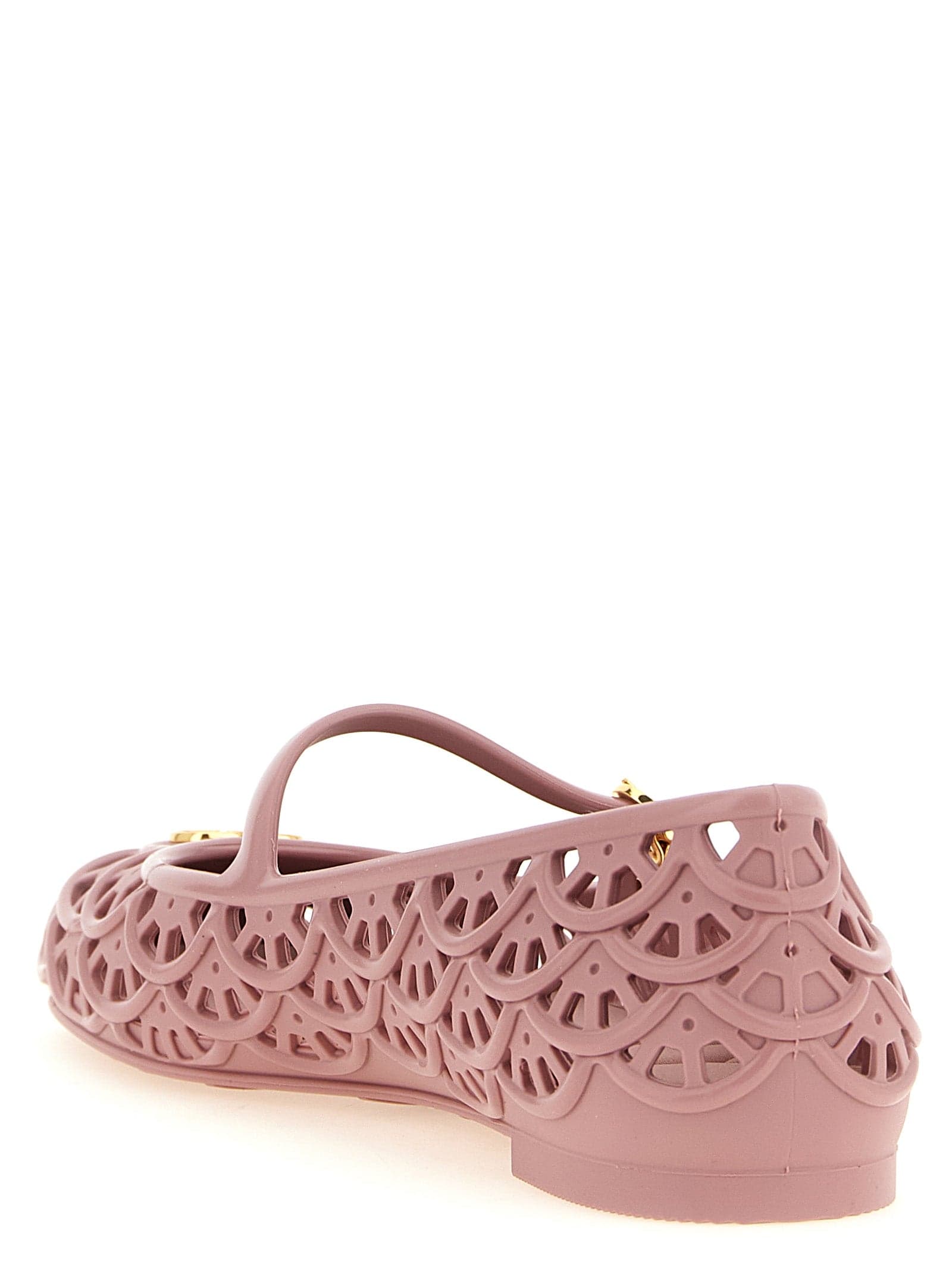 Valentino Garavani Multicolor Polyvinyl Ballet Flats - 3