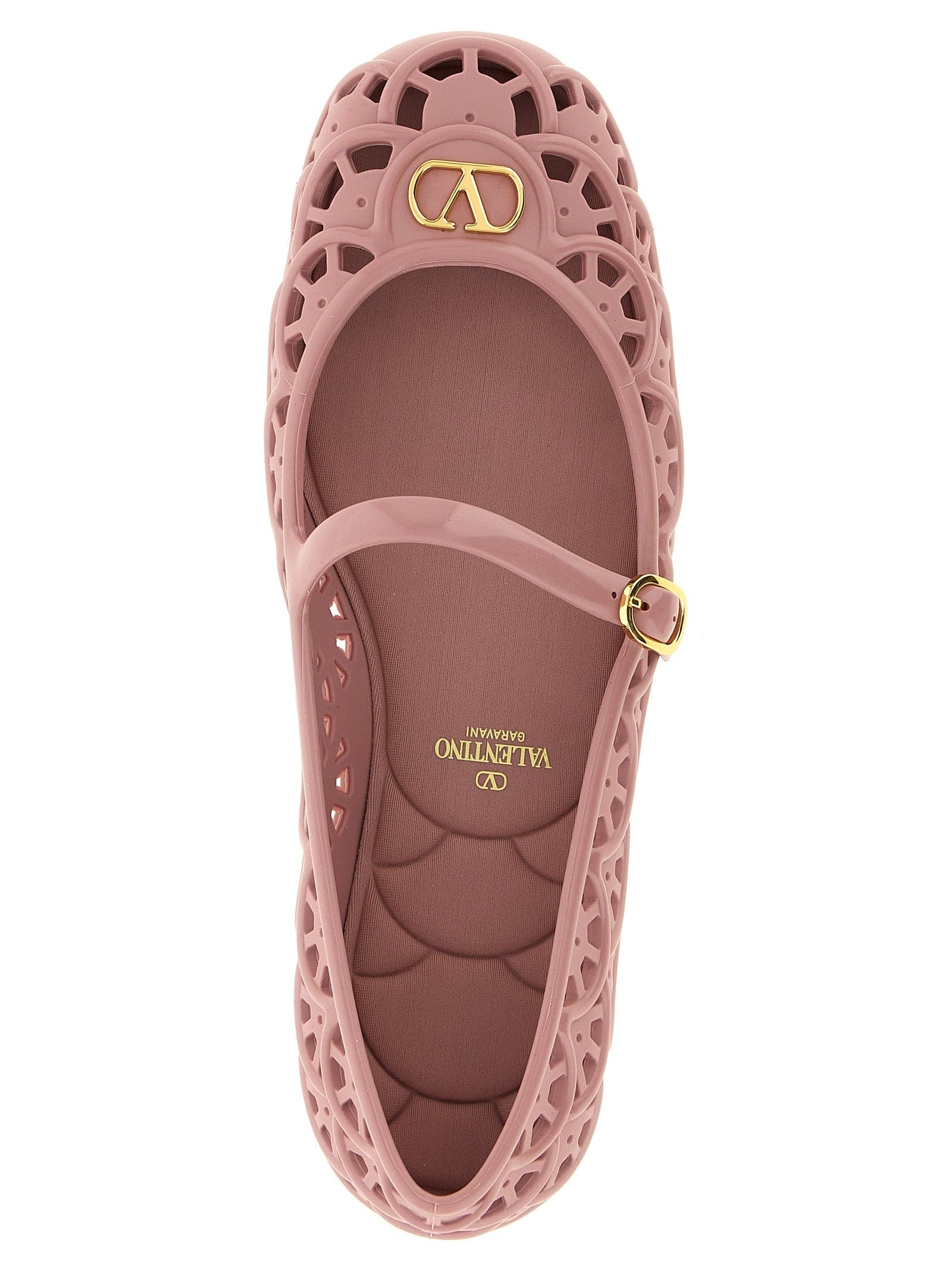 Valentino Garavani Multicolor Polyvinyl Ballet Flats - 4