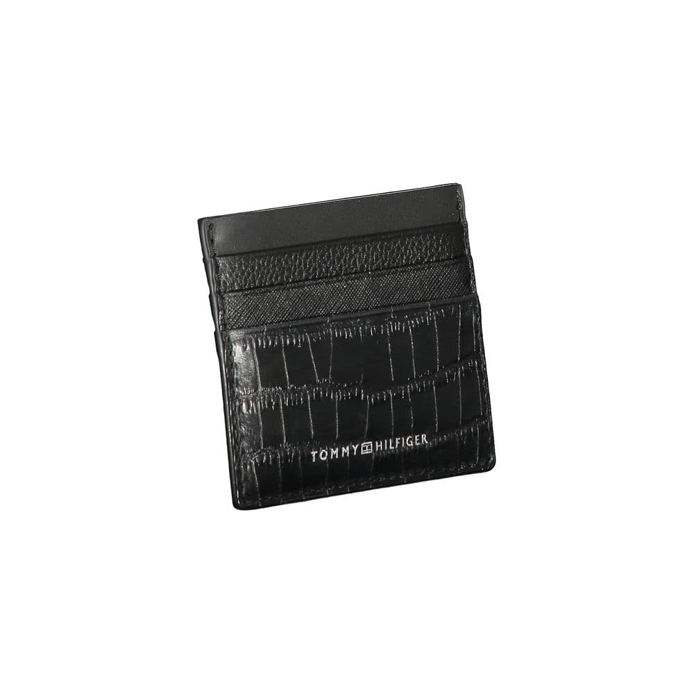 Tommy Hilfiger Black Leather Mens Wallet - 3