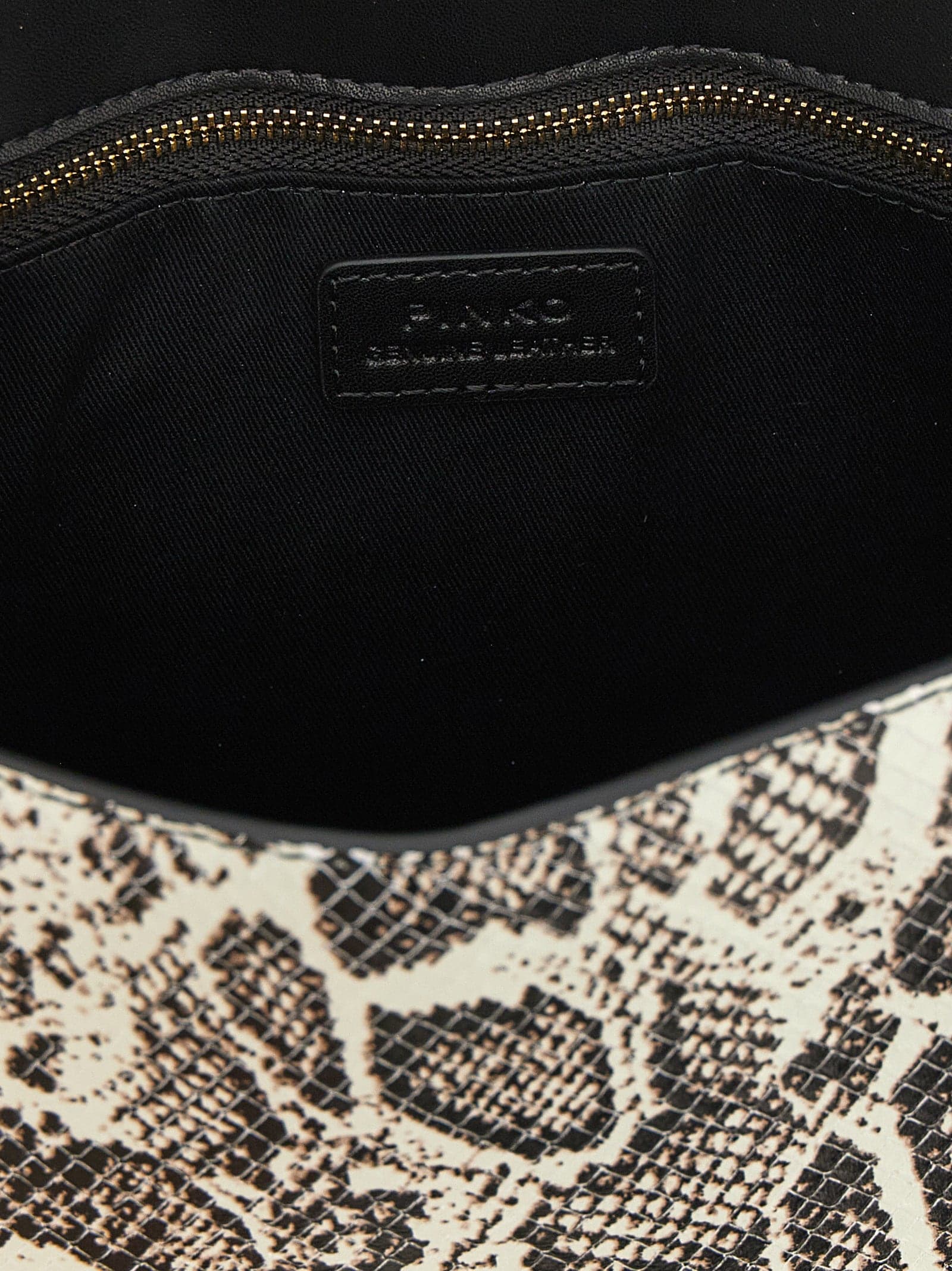 PINKO Gray Calfskin Handbag - 4