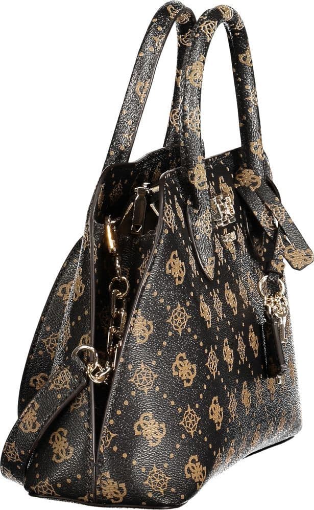 Guess Jeans Marrone Polyurethane Woman Handbag - 3