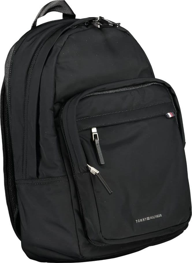 Tommy Hilfiger Black Polyester Men Backpack - 3