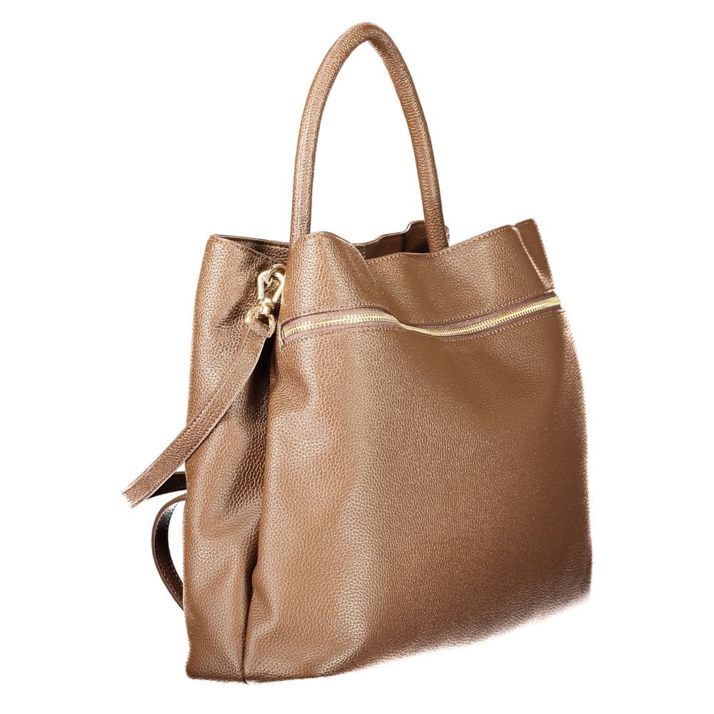 Twinset Marrone Poliuretano Woman Tote - 3