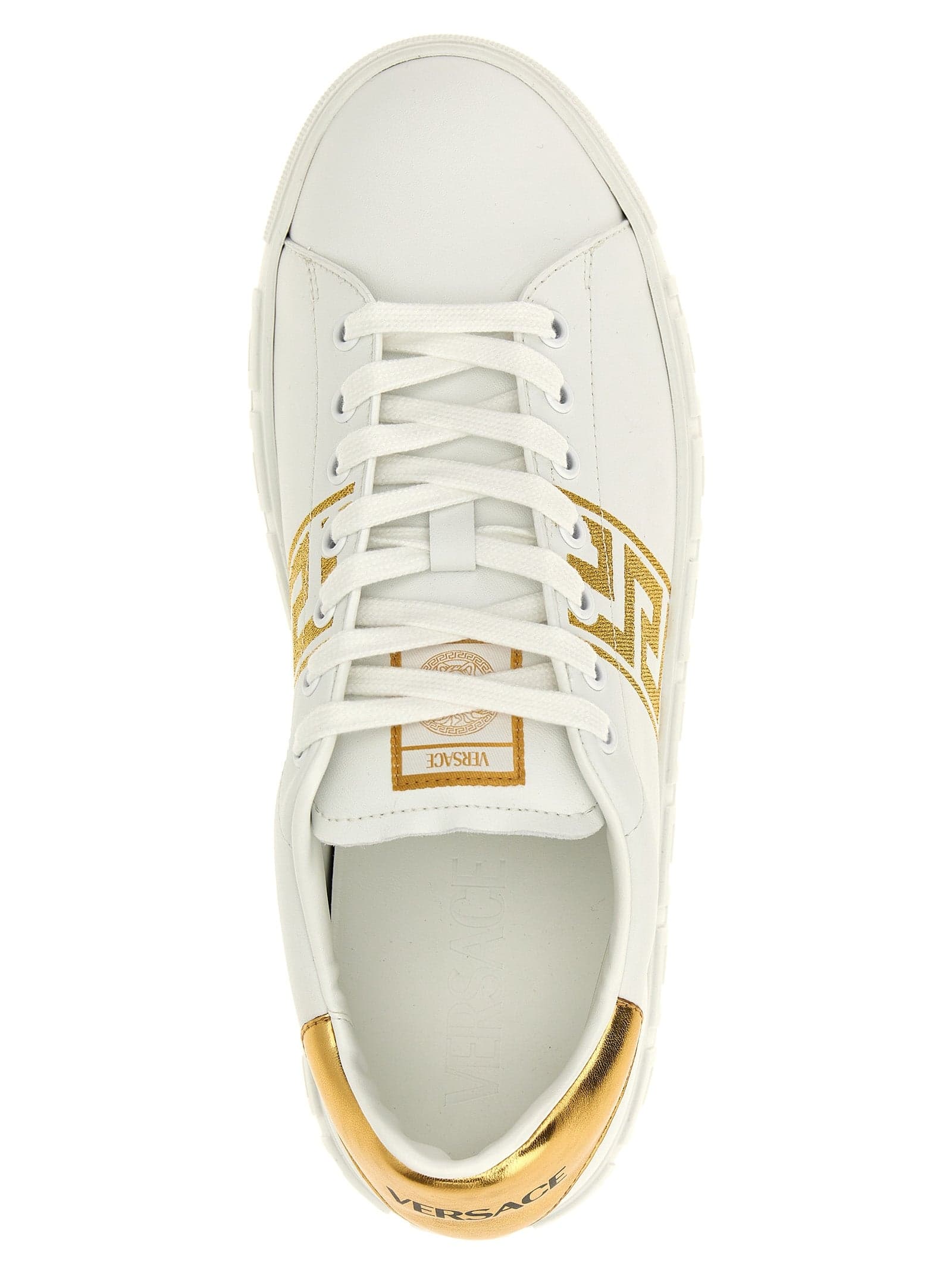 Versace Gold Polyamide Low Top Sneakers - 4