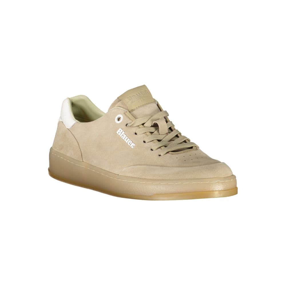 Blauer Beige Leather Men's Sneaker - 2