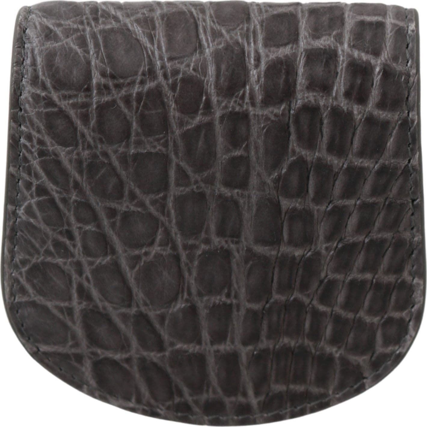 Dolce & Gabbana Gray Exotic Skin Condom Case Holder Pocket Wallet - 2