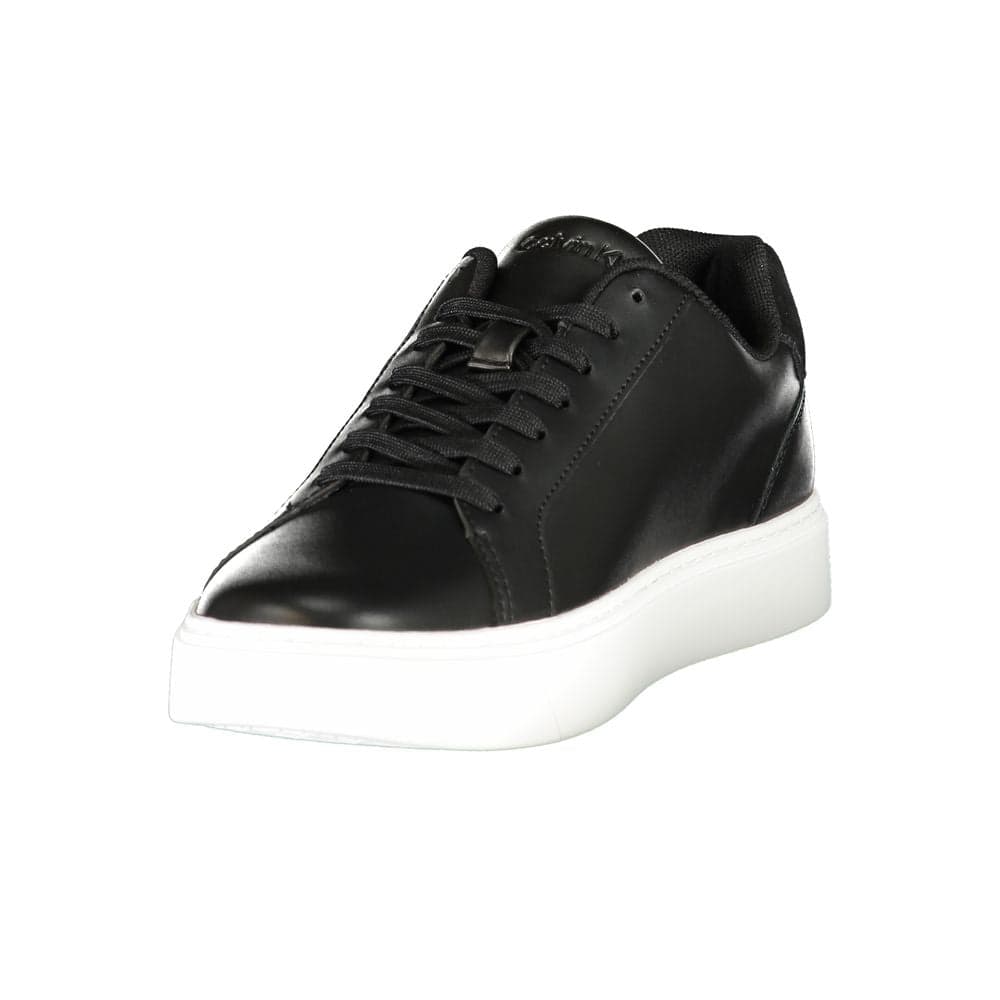 Calvin Klein Black Polyurethane Men's Sneaker - 3