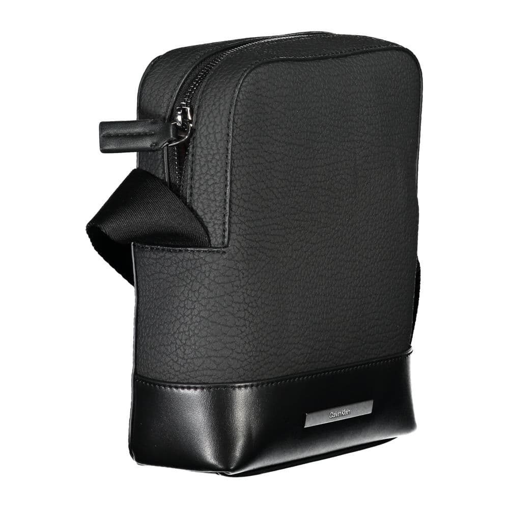 Calvin Klein Sleek Black Shoulder Bag with Contrasting Details - 3