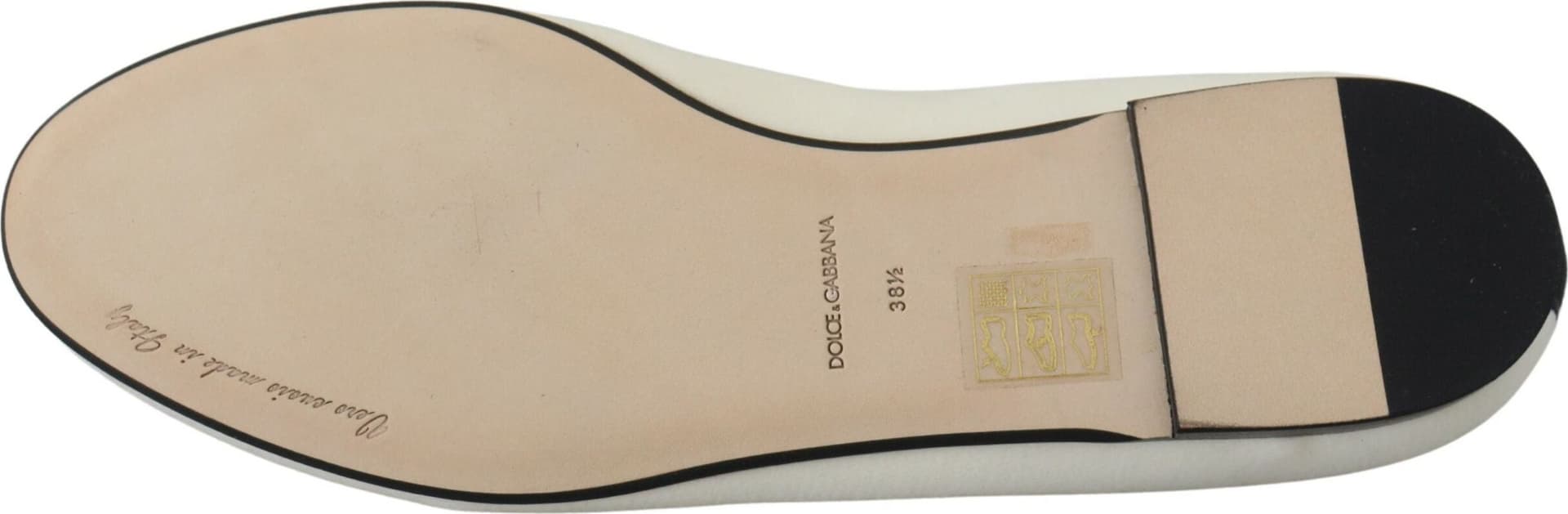 Dolce & Gabbana White Velvet Slip Ons Loafers Flats Shoes - 7