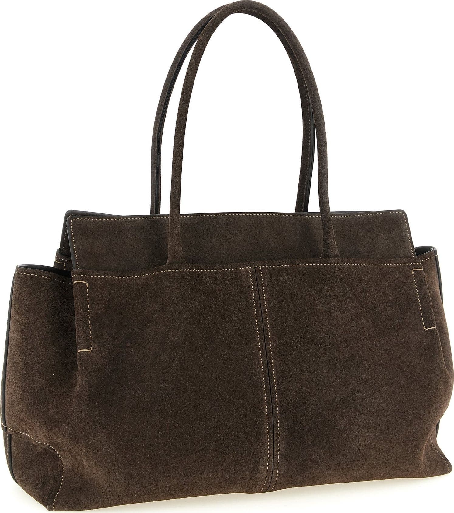 Tod's Brown Calfskin Handbag - 2
