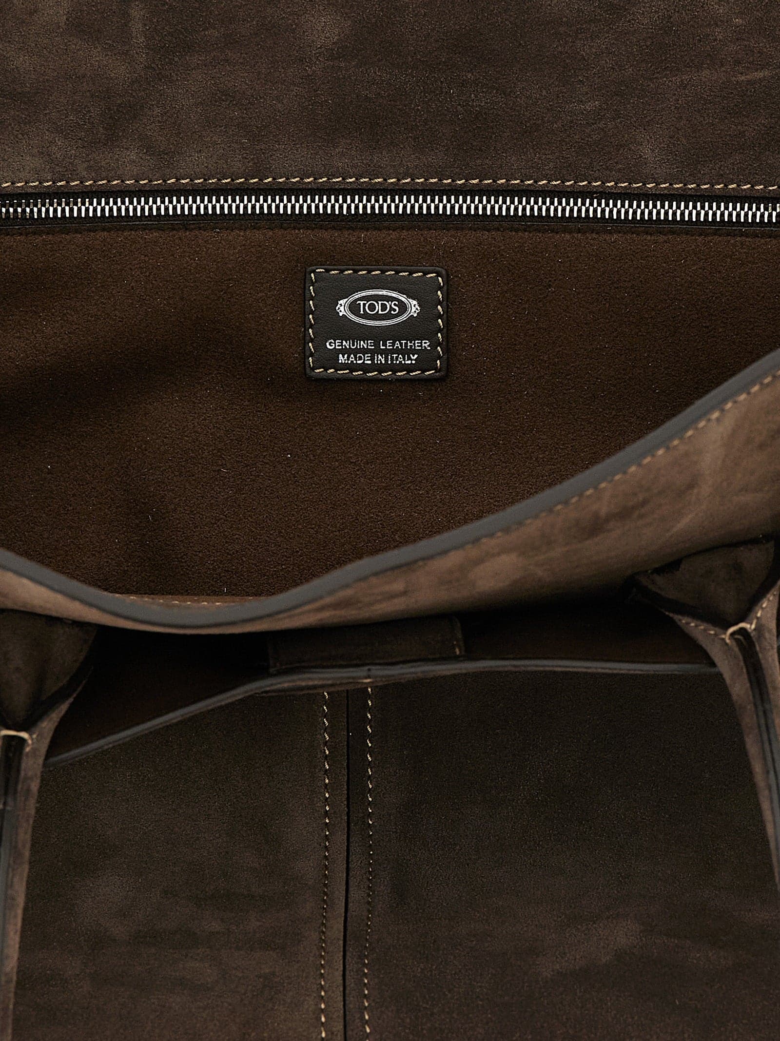 Tod's Brown Calfskin Handbag - 4