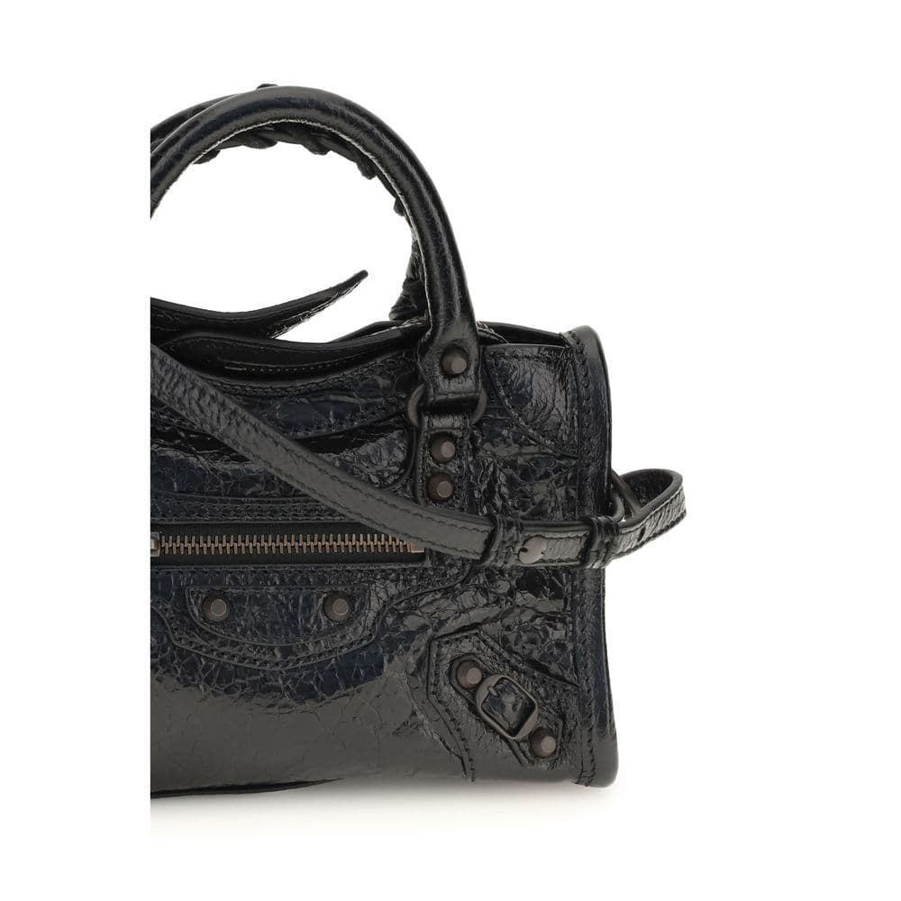 Balenciaga Black Lamb Ovis Aries Aries Handbag - 4