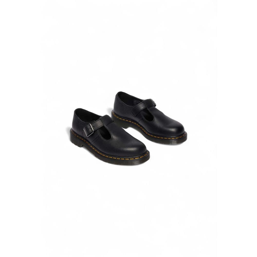 Dr. Martens Black Leather Platform Pumps - 5