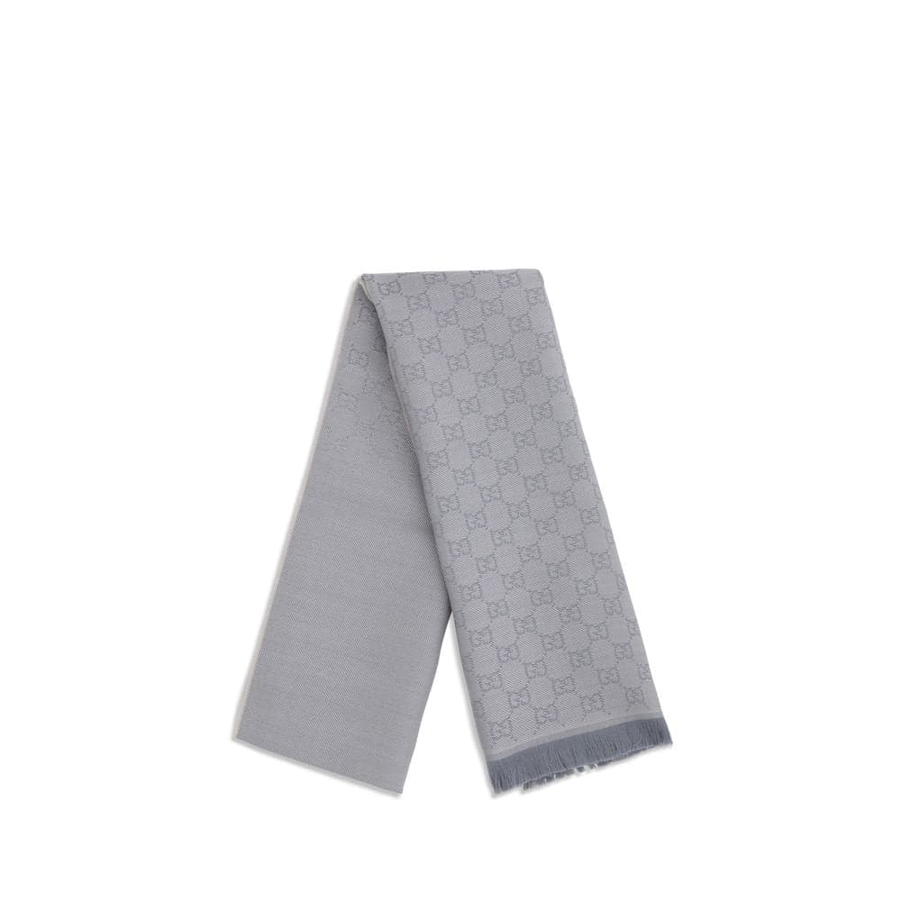Gucci Gray Wool Oves Aries Scarf - 2