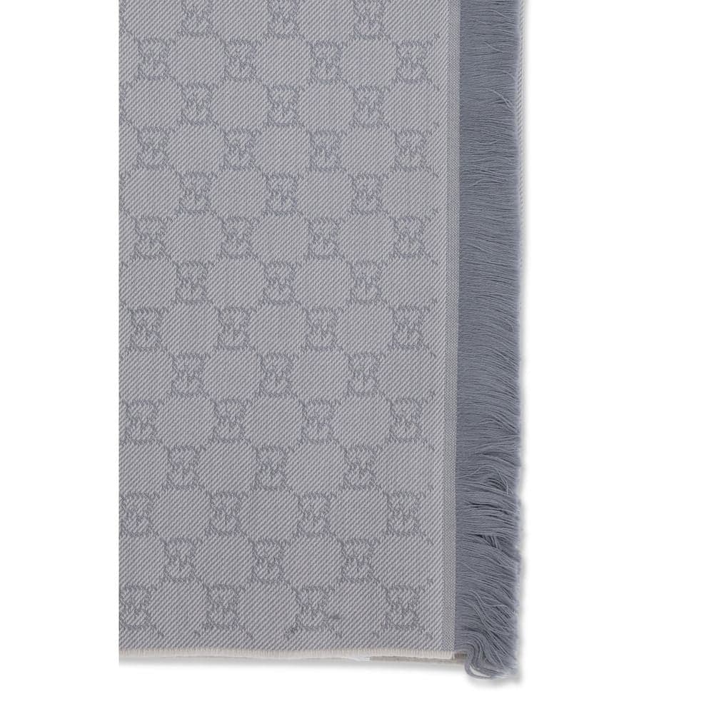 Gucci Gray Wool Oves Aries Scarf - 3