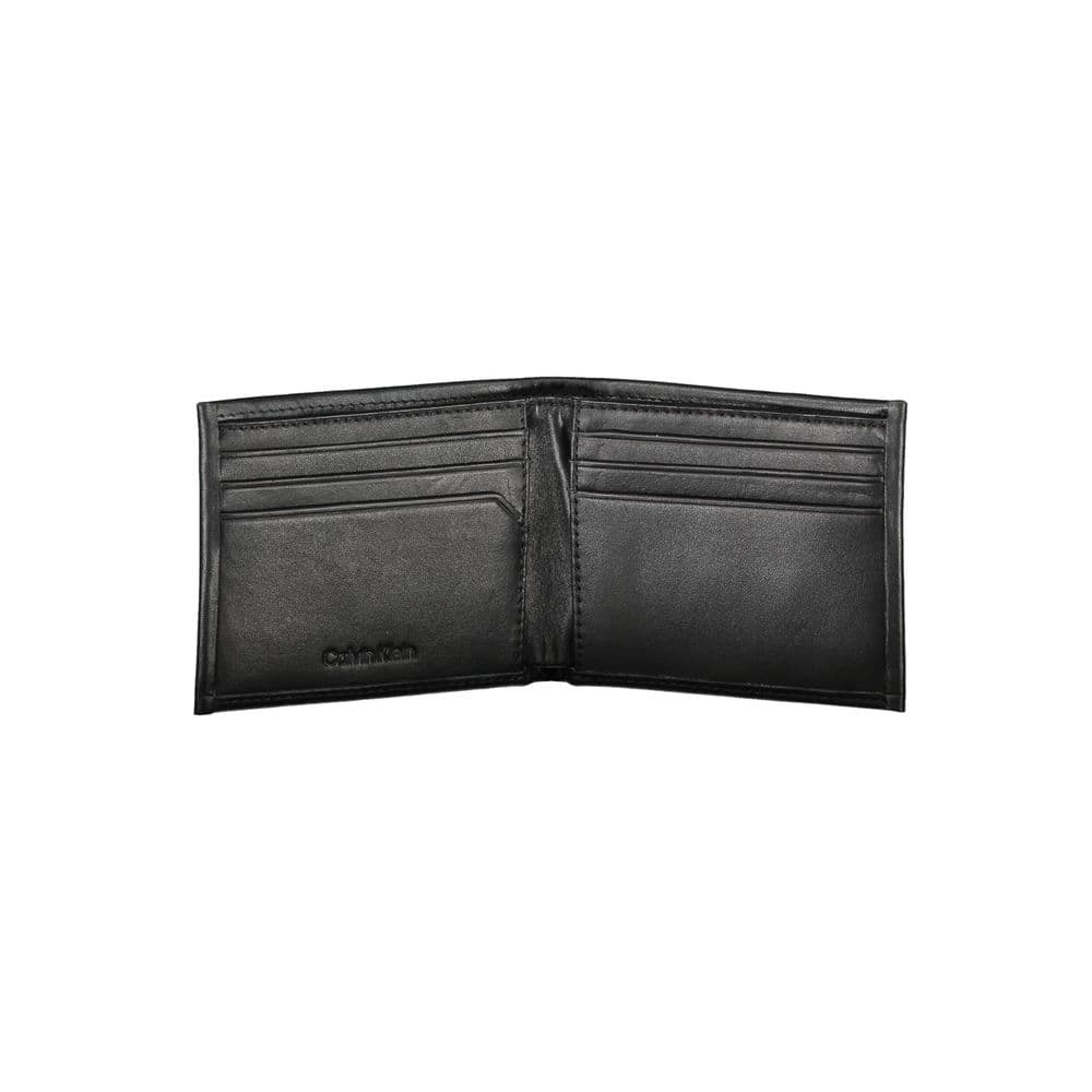 Calvin Klein Black Polyurethane Men Wallet - 3
