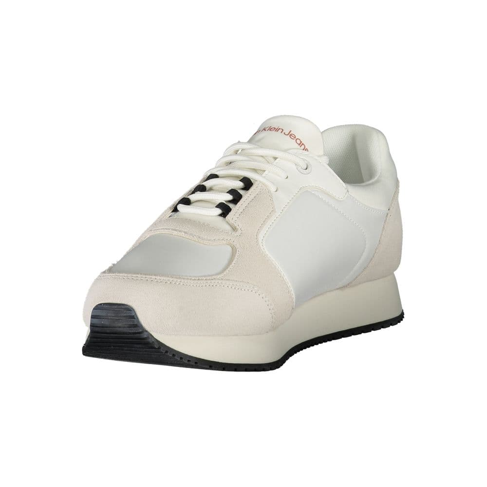 Calvin Klein White Polyurethane Men Sneaker - 3