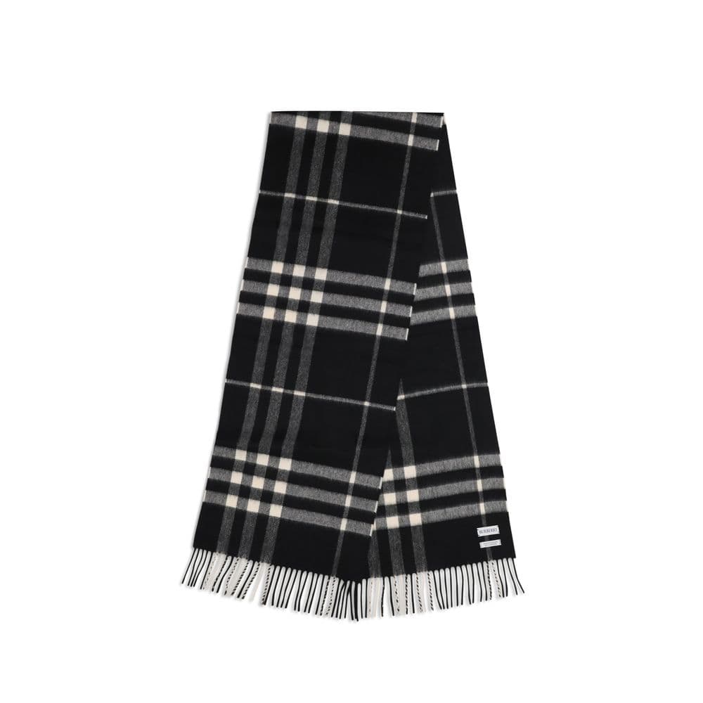 Burberry Black Cashmere Scarf - 2