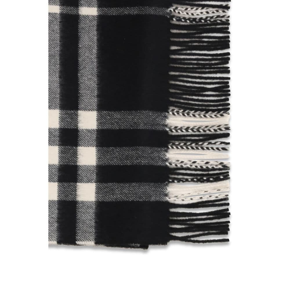 Burberry Black Cashmere Scarf - 3