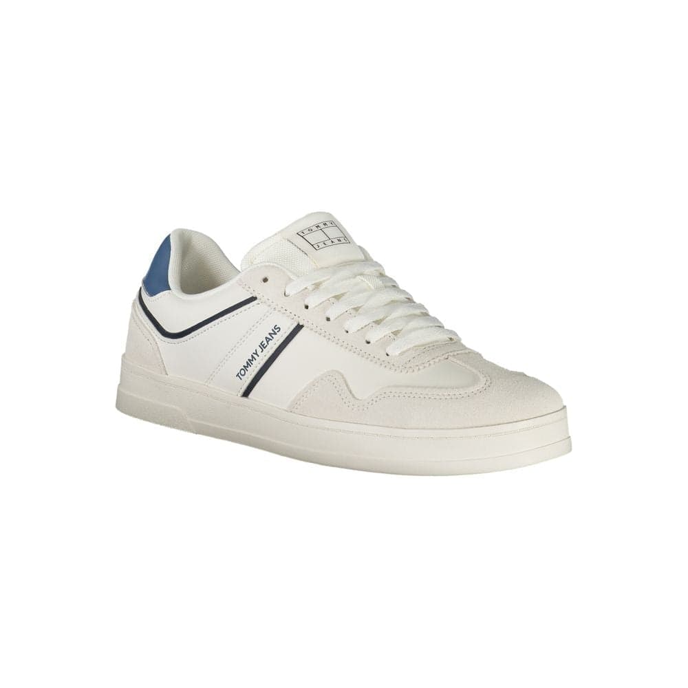 Tommy Hilfiger White Polyurethane Men's Sneaker - 2