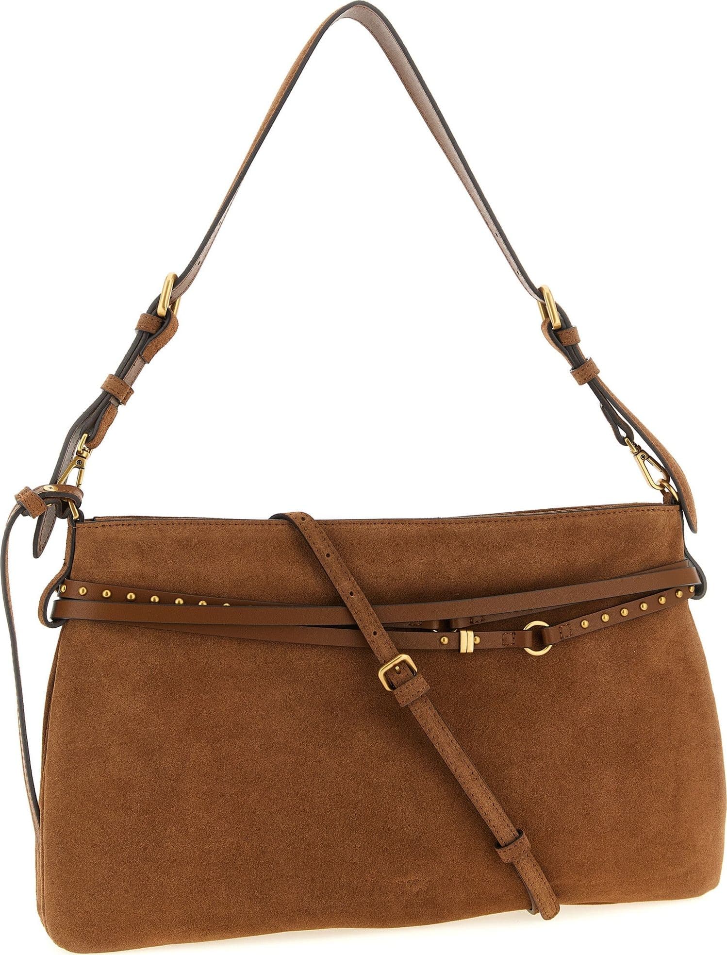 PINKO Brown Cowhide Shoulder Bag - 2