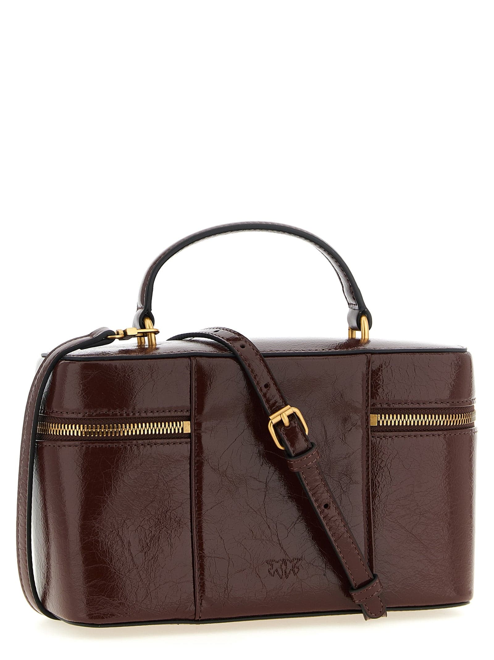 PINKO Brown Calfskin Handbag - 2