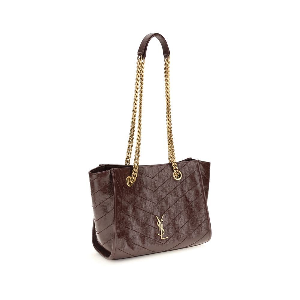 Saint Laurent Brown Calf Leather Bos Taurus Shoulder Bag - 2