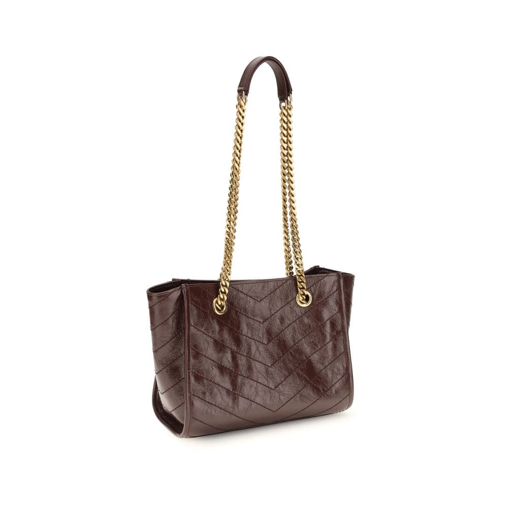 Saint Laurent Brown Calf Leather Bos Taurus Shoulder Bag - 3