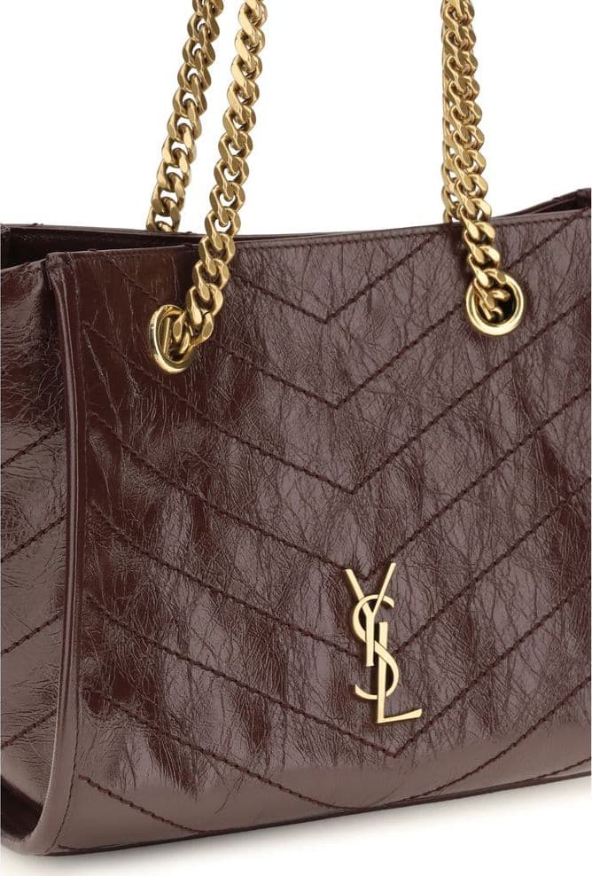 Saint Laurent Brown Calf Leather Bos Taurus Shoulder Bag - 4