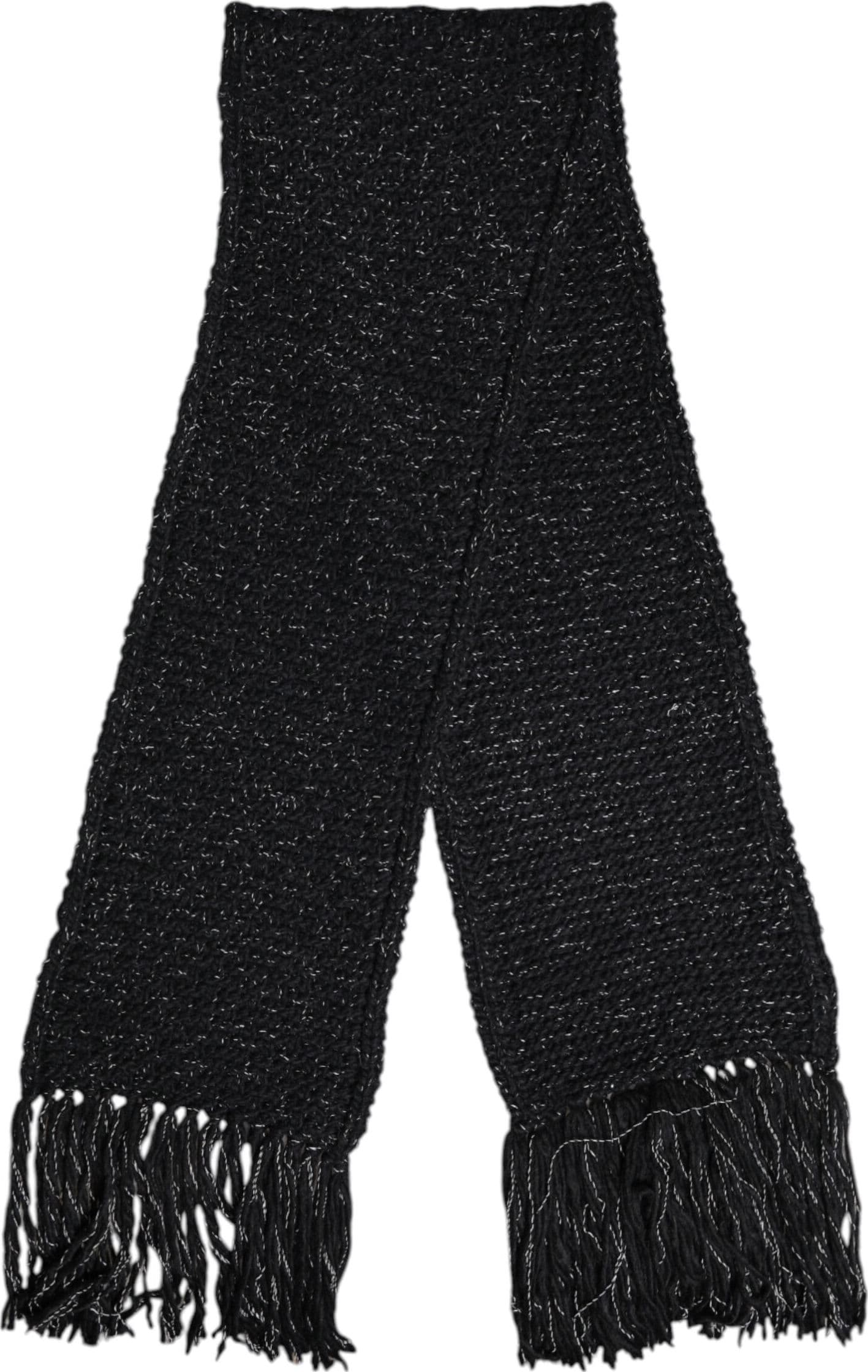 Dolce & Gabbana Black Cashmere Neck Warmer Wrap Shawl Scarf - 2