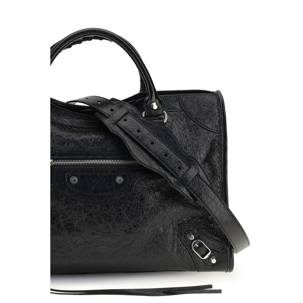 Balenciaga Black Lamb Ovis Aries Aries Handbag - 4