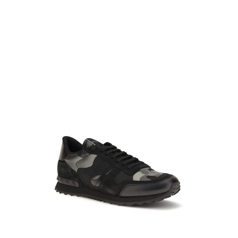 Valentino Garavani Black Polyamide Athletic Sneakers - 2