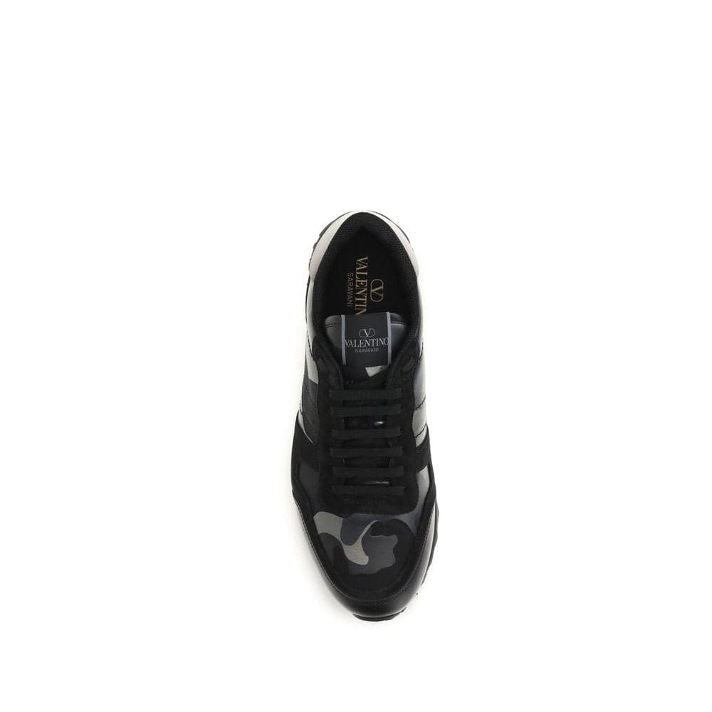 Valentino Garavani Black Polyamide Athletic Sneakers - 4