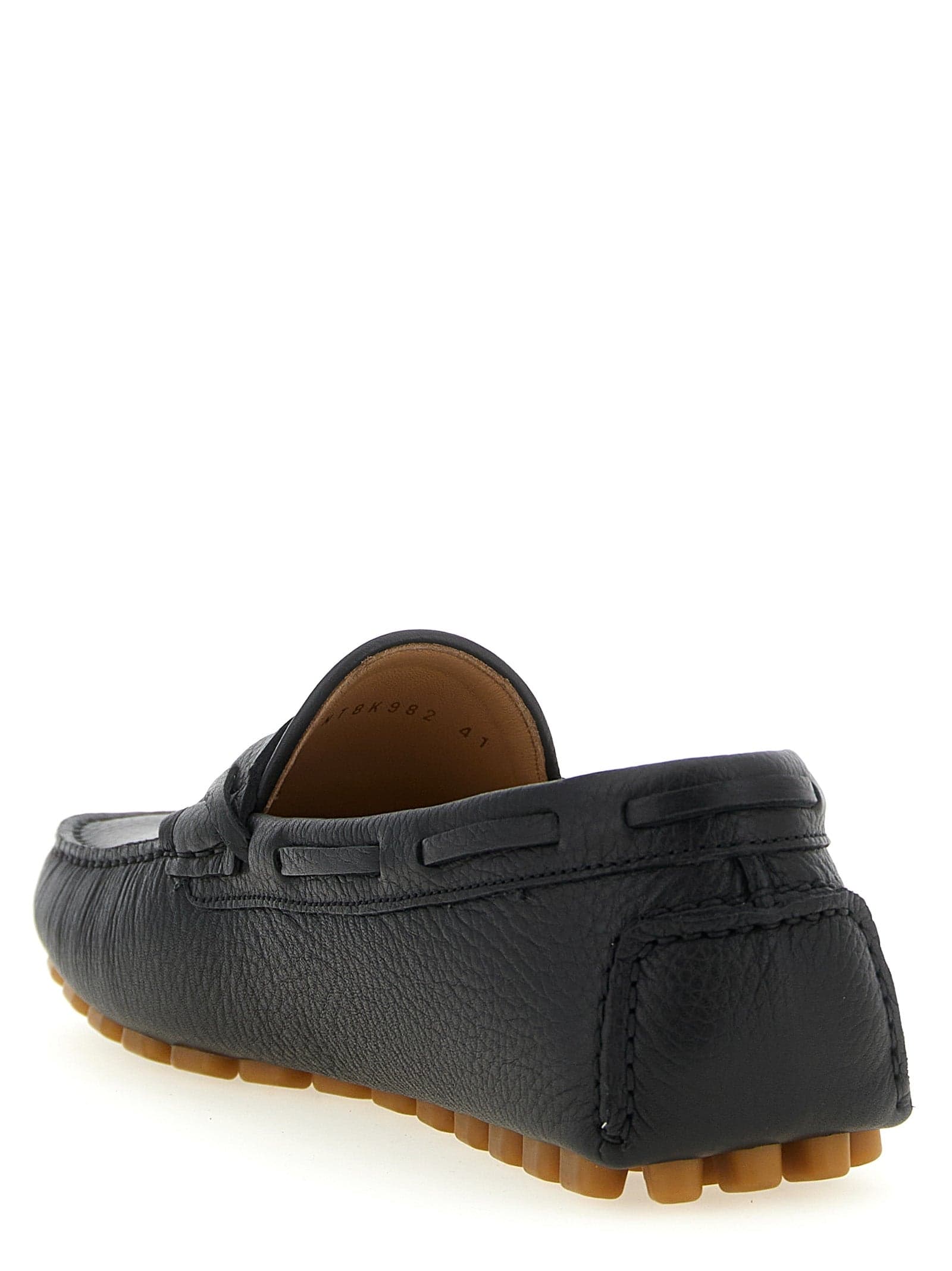 Valentino Garavani Black Calfskin Slip-On Loafers - 3