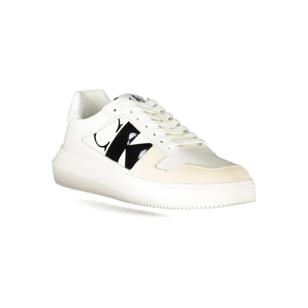 Calvin Klein Bianco Leather Men Sneaker - 2
