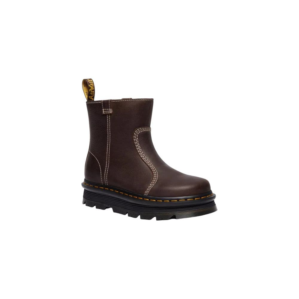 Dr. Martens Brown Leather Ankle Boots - 2