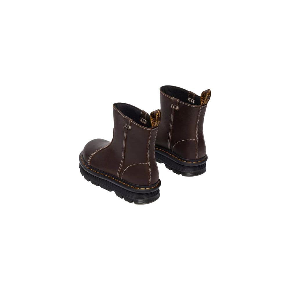 Dr. Martens Brown Leather Ankle Boots - 4