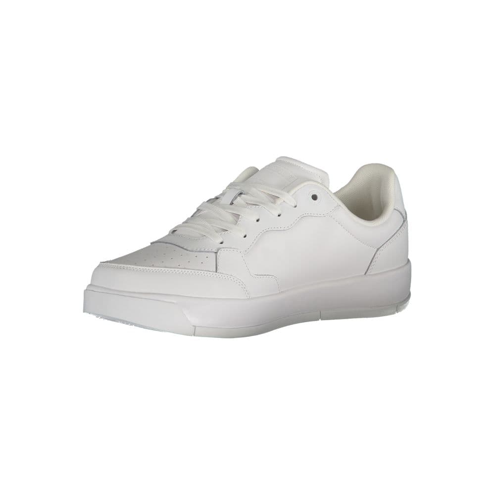 Tommy Hilfiger White Polyurethane Men's Sneaker - 3