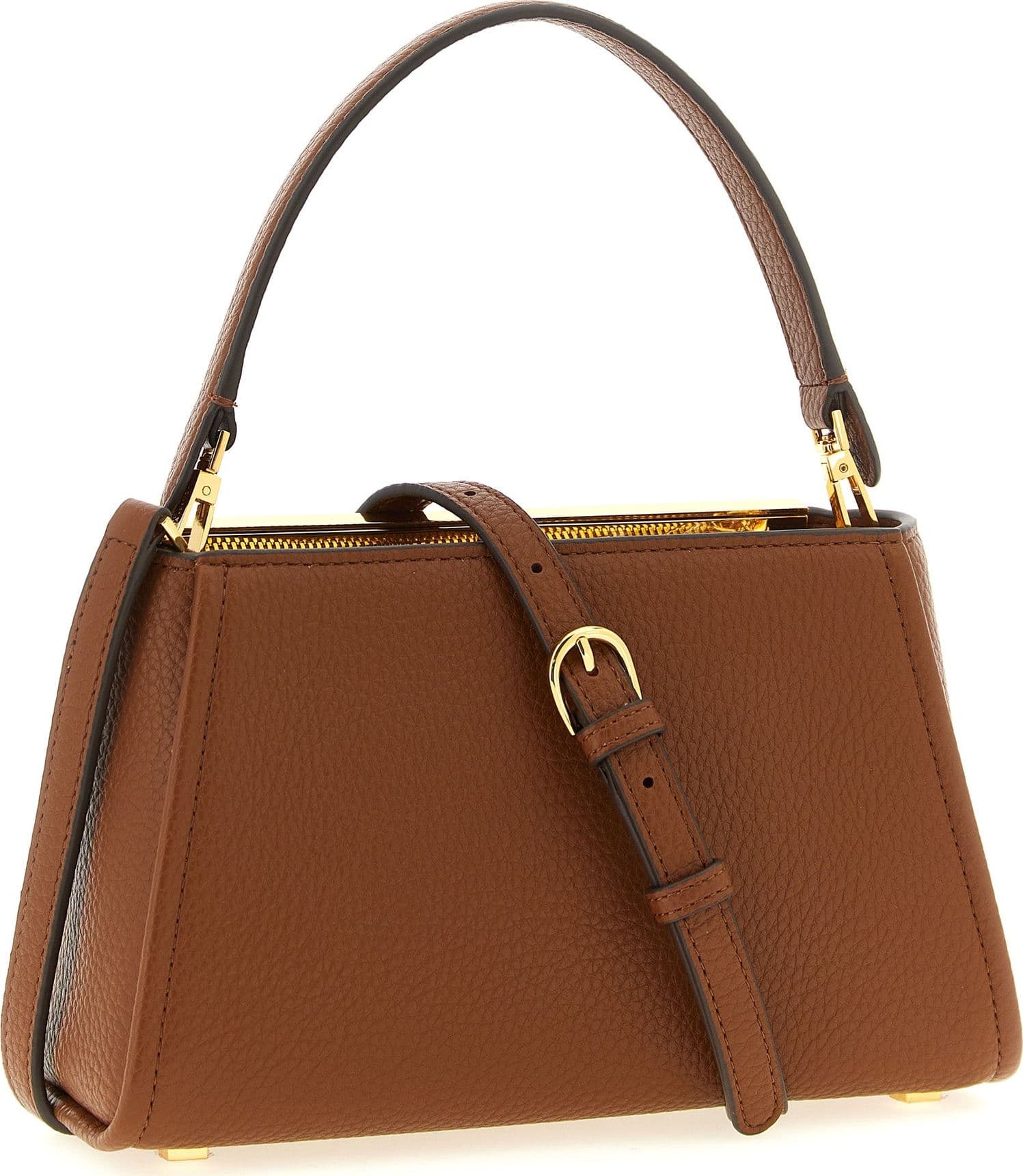 Elisabetta Franchi Brown Polyester Handbag - 2