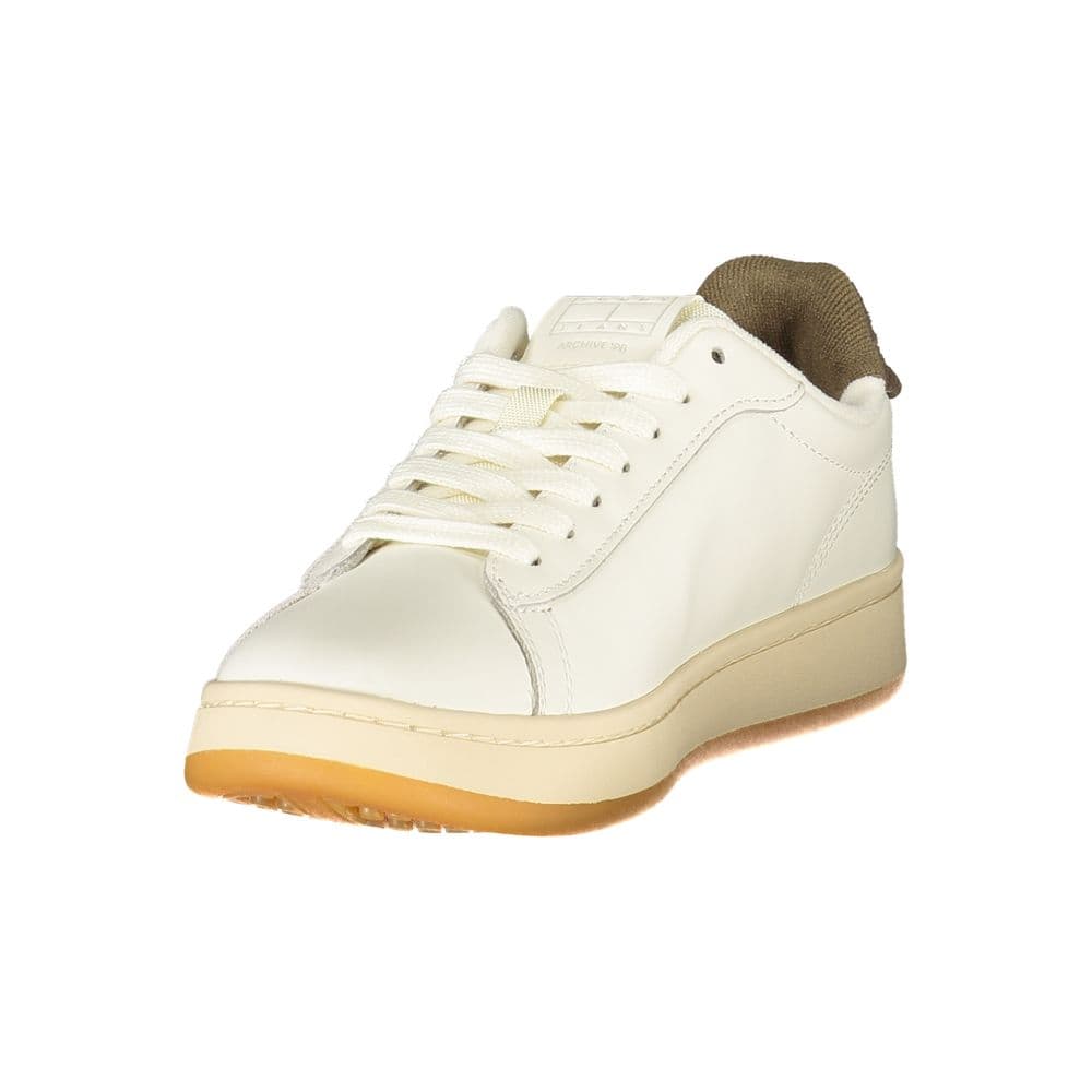 Tommy Hilfiger Bianco Polyurethane Women Sneaker - 3