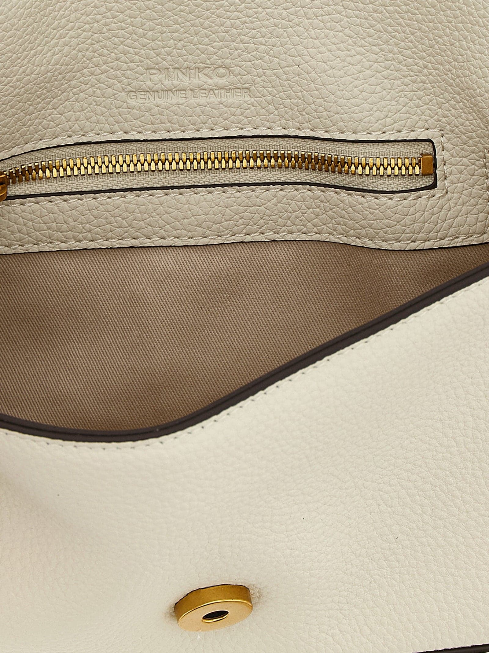 PINKO White Goatskin Crossbody Bag - 5