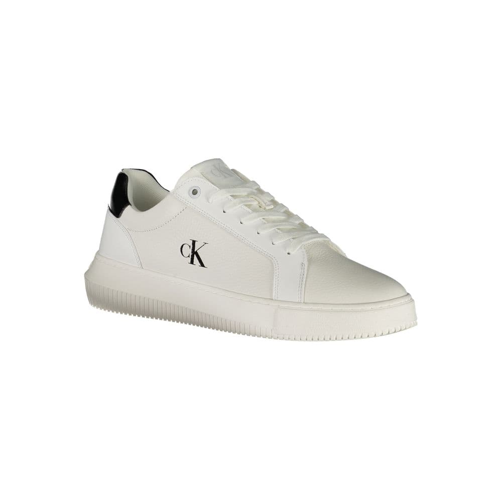 Calvin Klein Bianco Polyurethane Men Sneaker - 2
