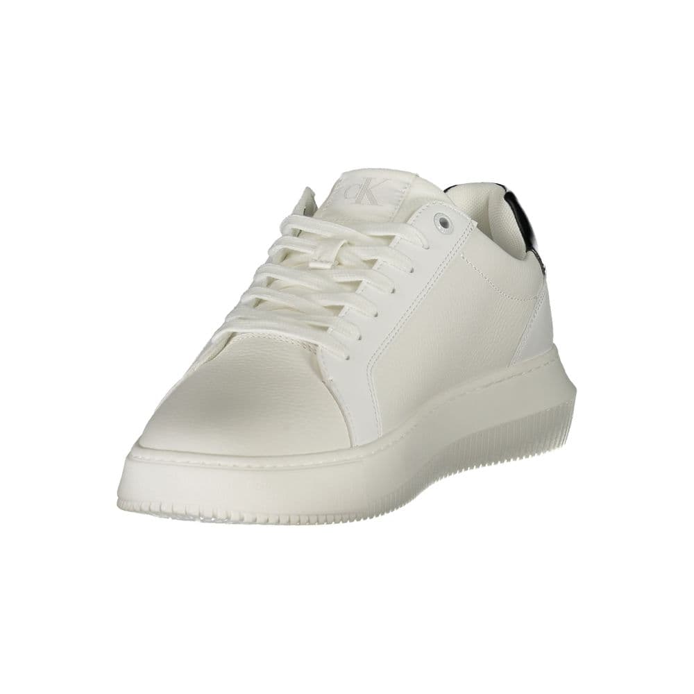 Calvin Klein Bianco Polyurethane Men Sneaker - 3